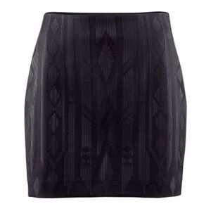 Black Sequin Mini Skirt